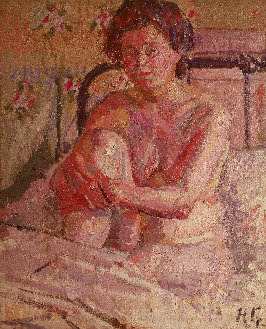 Nu sur un lit - Harold Gilman