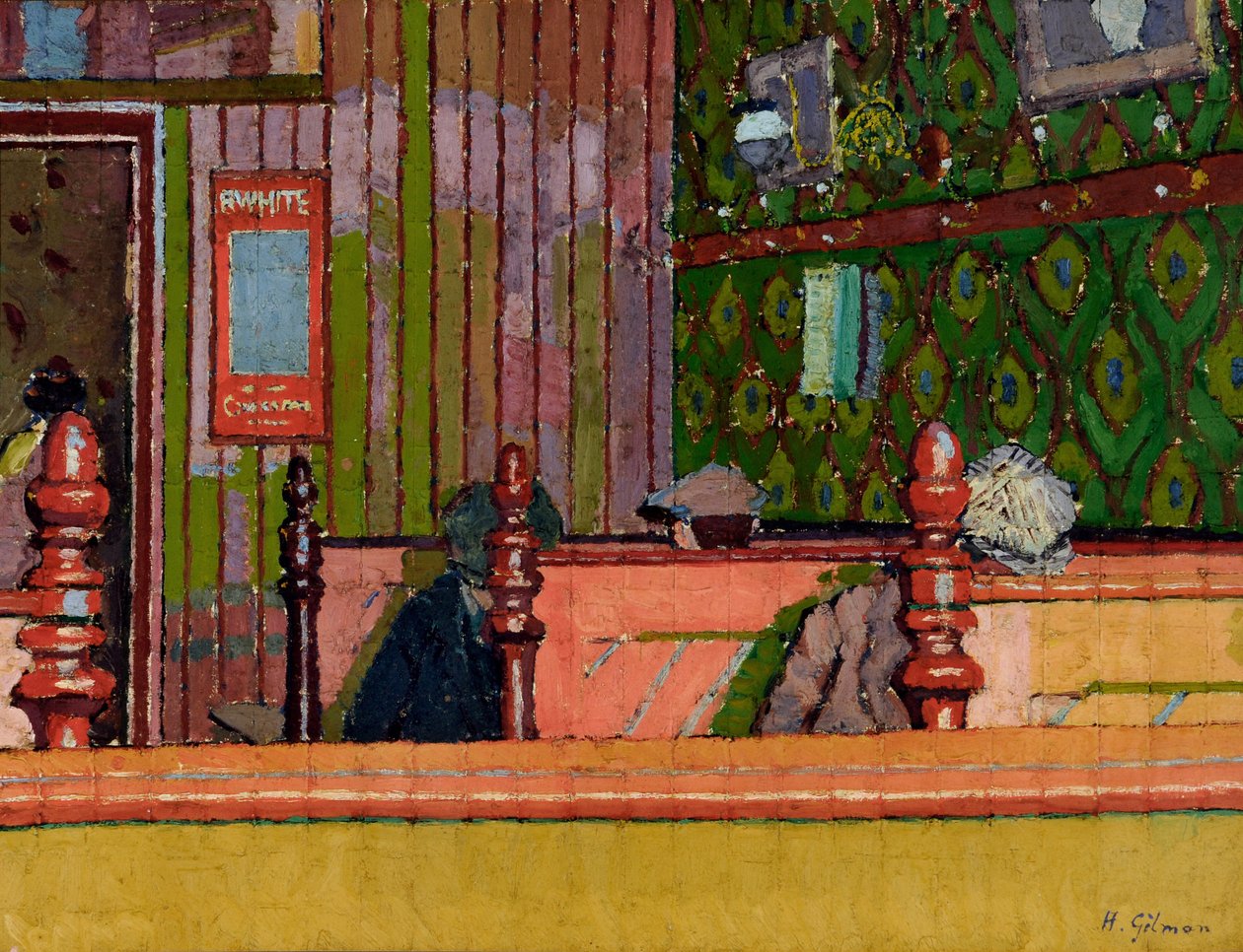 Restaurant, vers 1914 - Harold Gilman