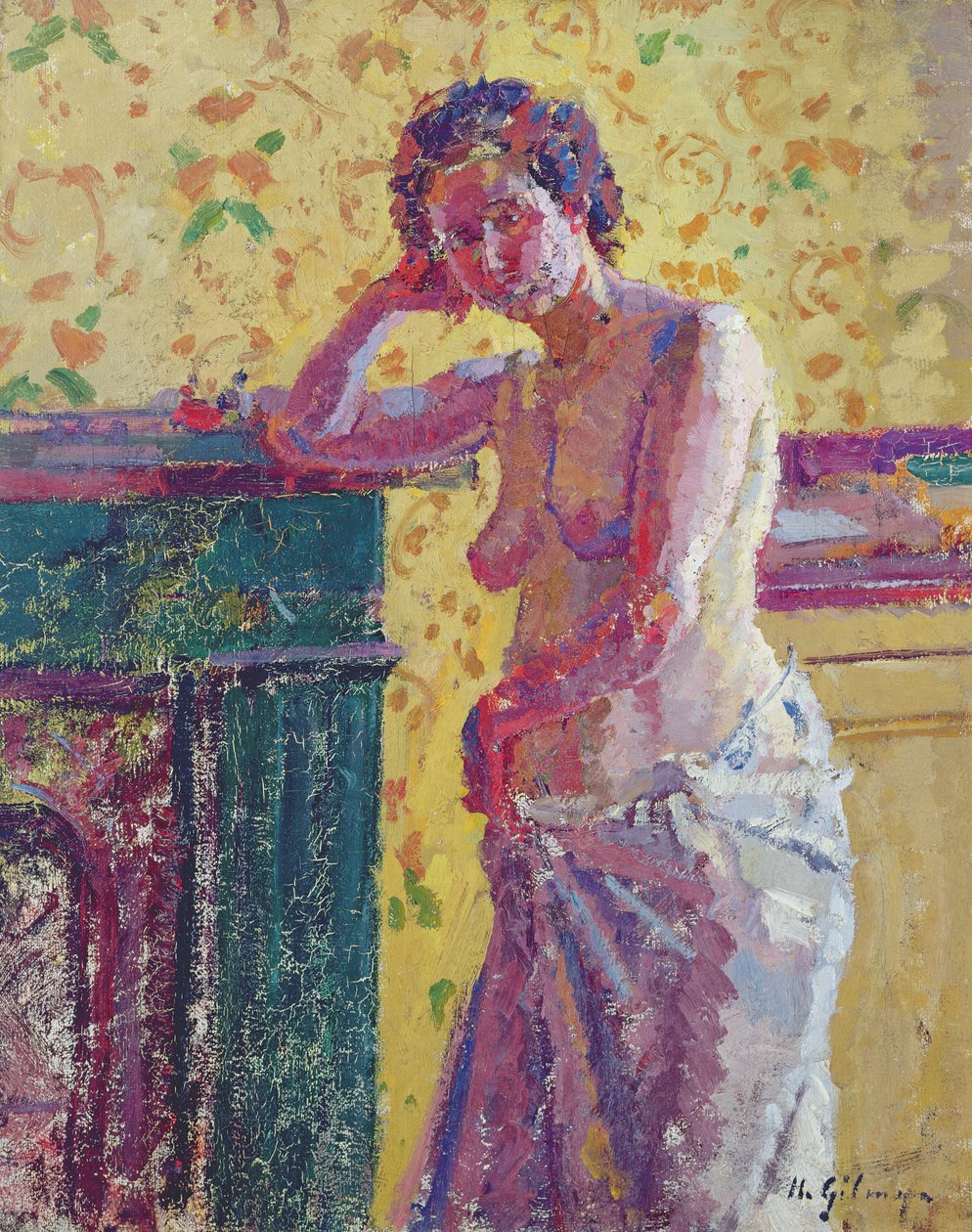 Intérieur avec nu - Harold Gilman