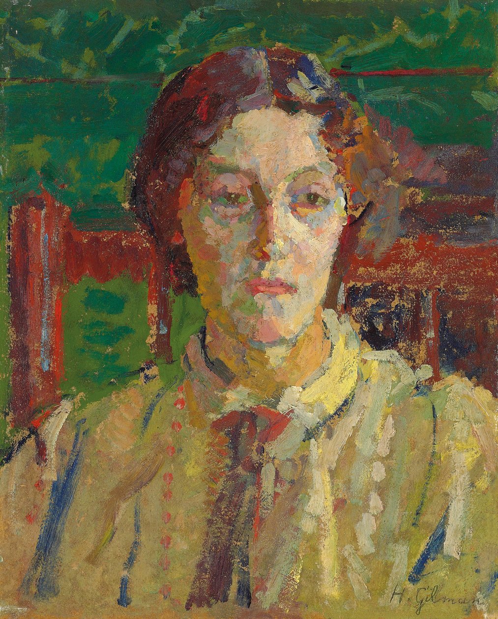 Portrait de Mme Whelan, c. 1912-3 - Harold Gilman
