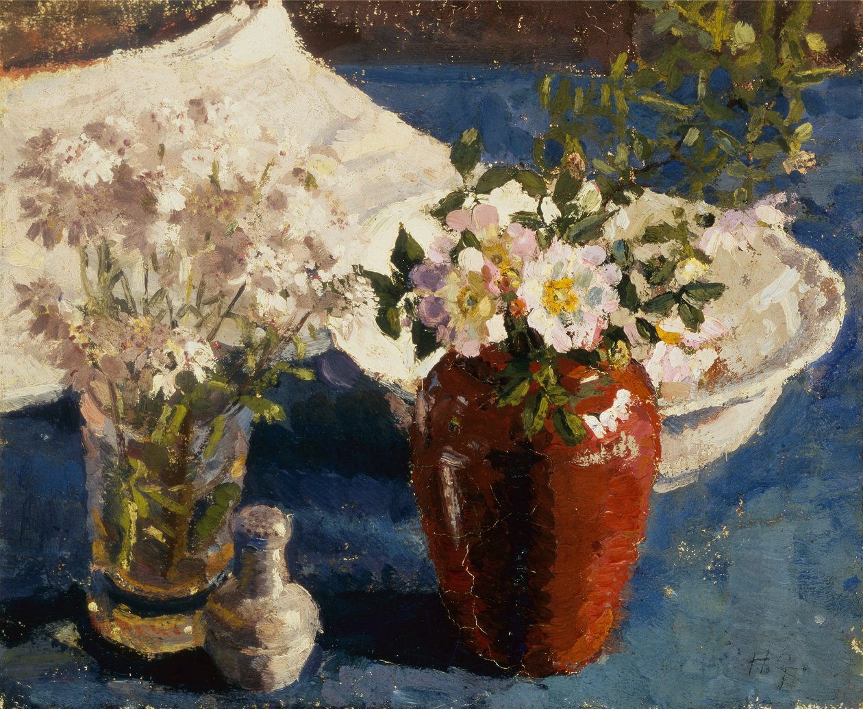 Nature morte avec des Fleurs dans un Vase - Harold Gilman