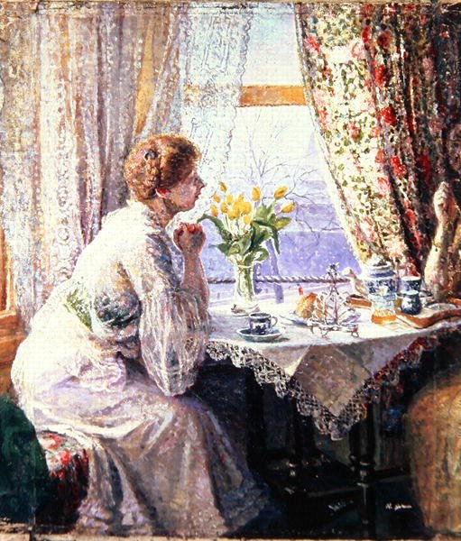La table du petit-déjeuner - Harold Gilman