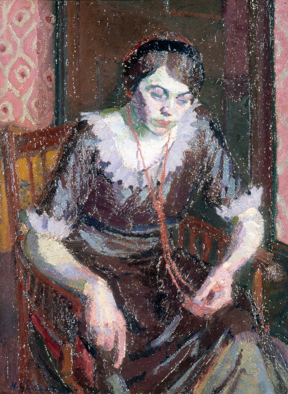 Le collier de corail - Harold Gilman