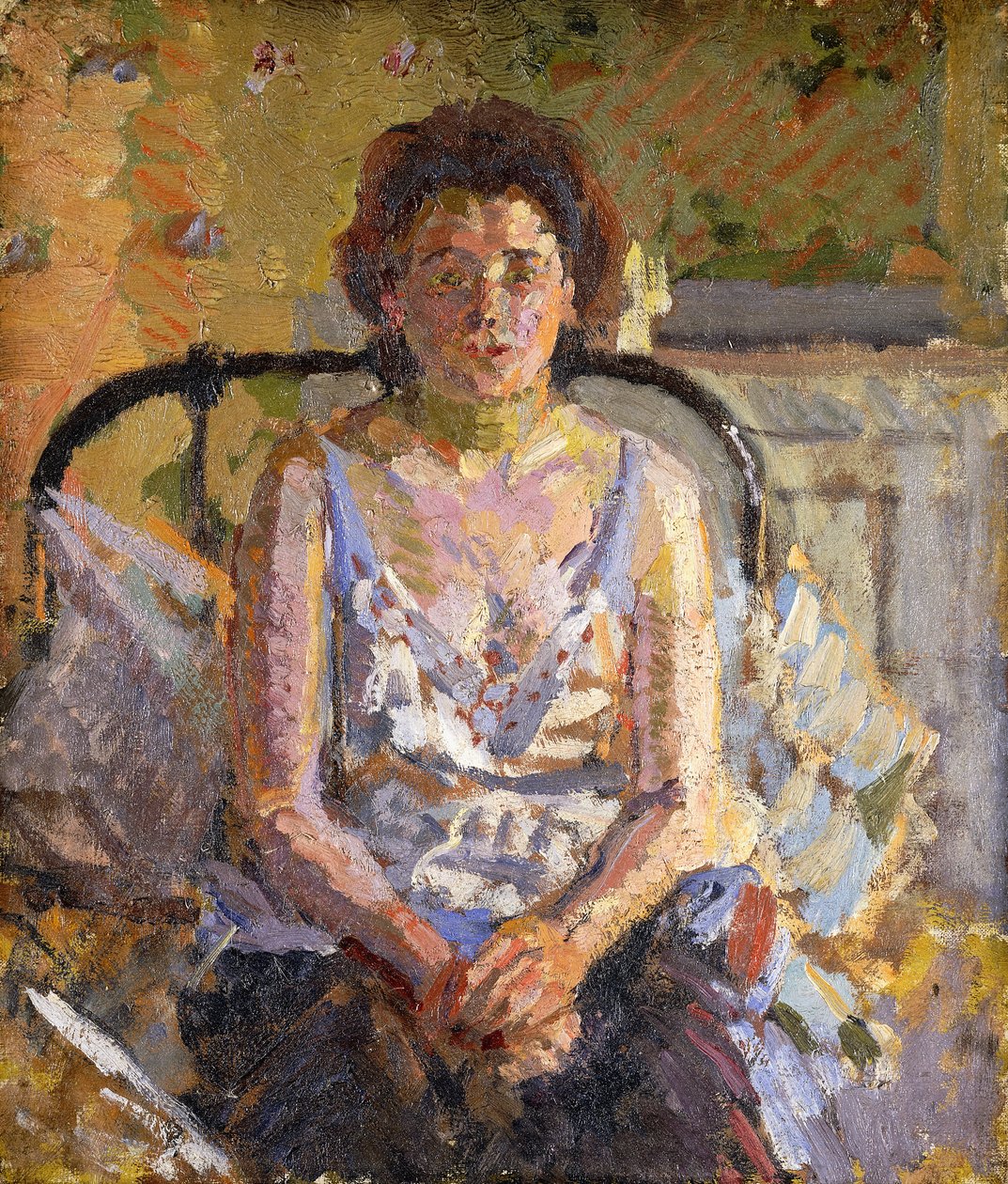 Femme sur un lit, vers 1912-1913 - Harold Gilman