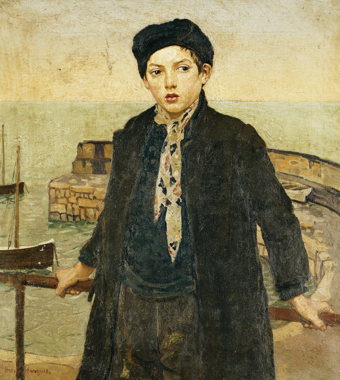 Garçon au port - Harold Harvey
