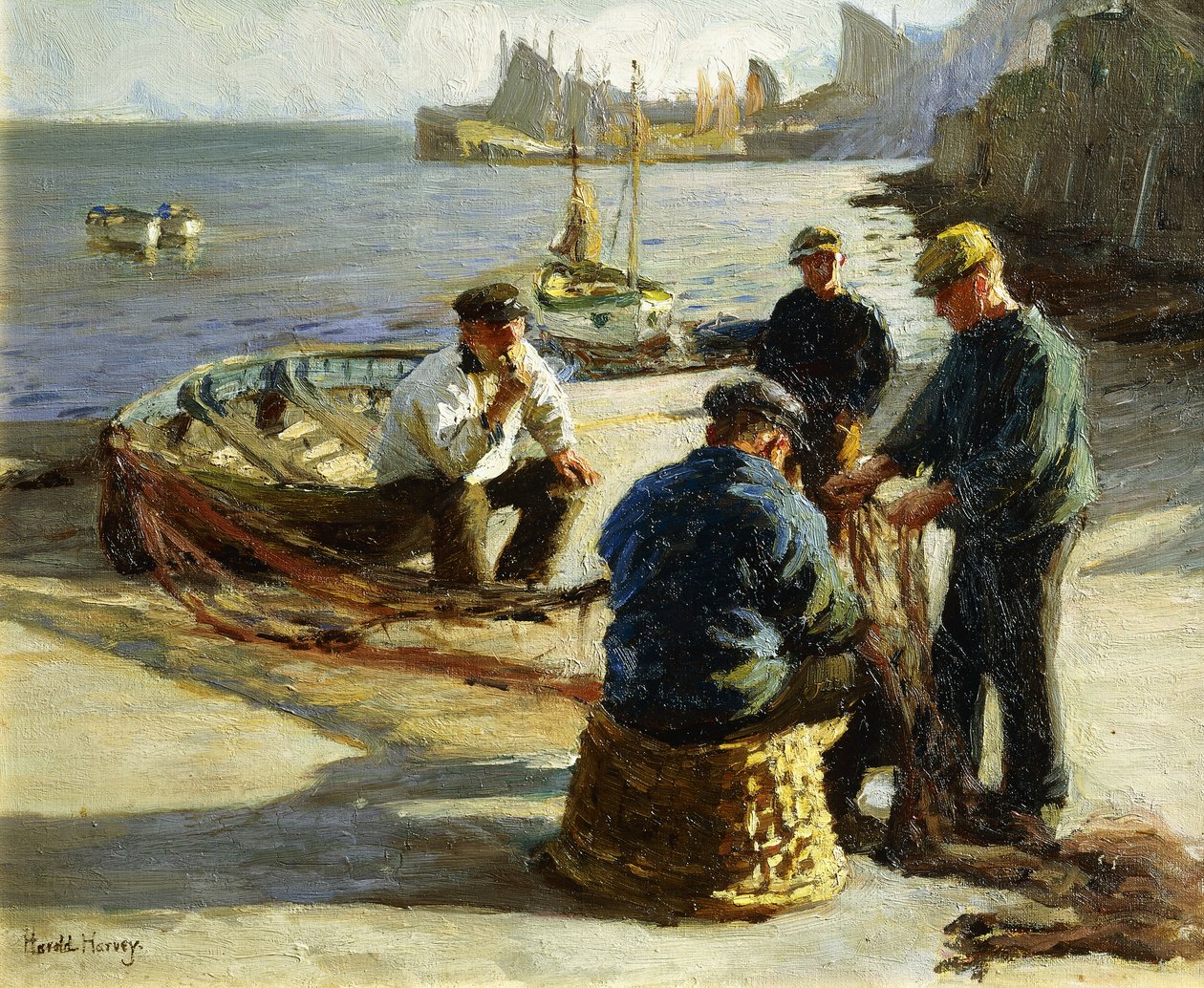 Réparation des filets, Newlyn - Harold Harvey