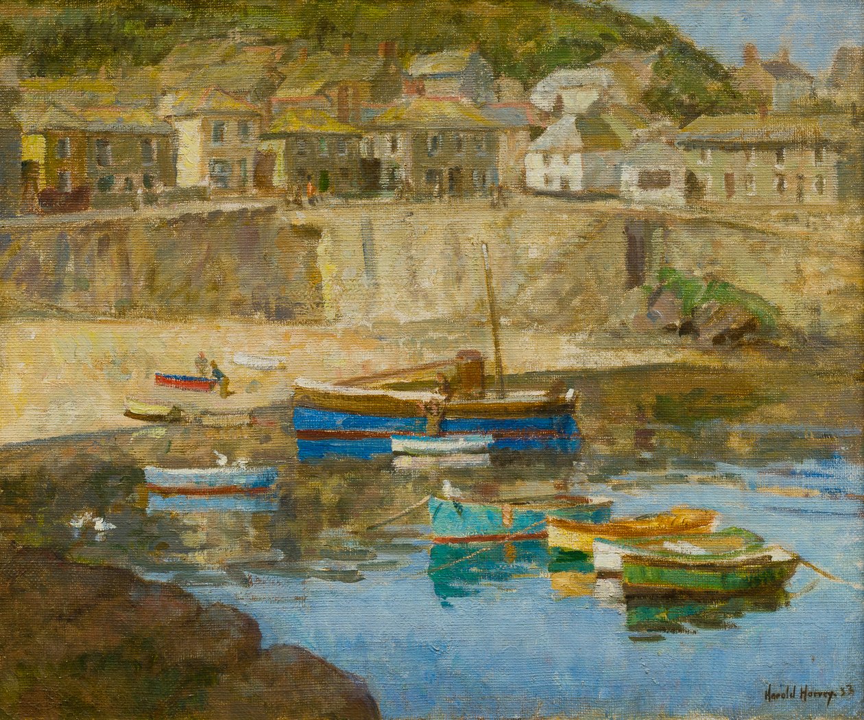 Port de Mousehole, vers 1920 - Harold Harvey