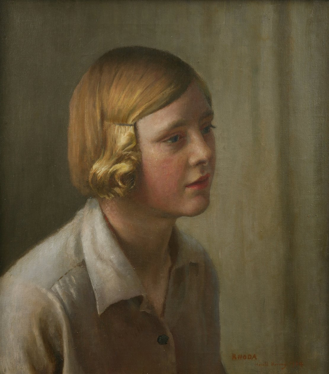 Portrait de Rhoda - Harold Harvey