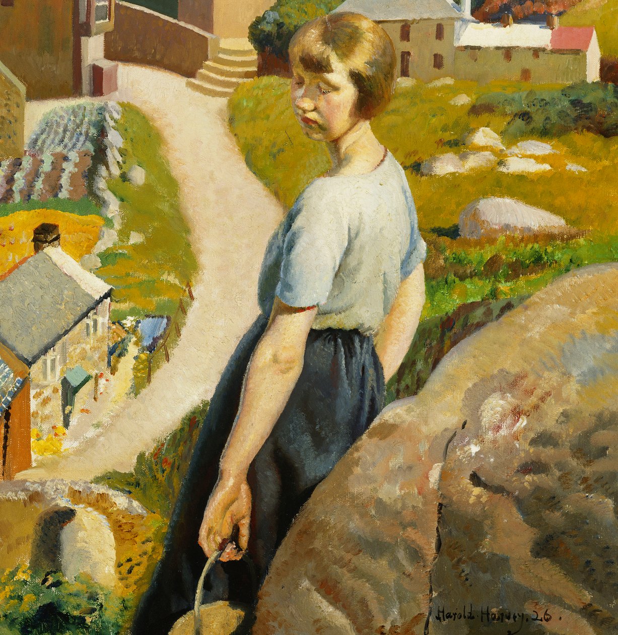 La Fille, Zennor - Harold Harvey