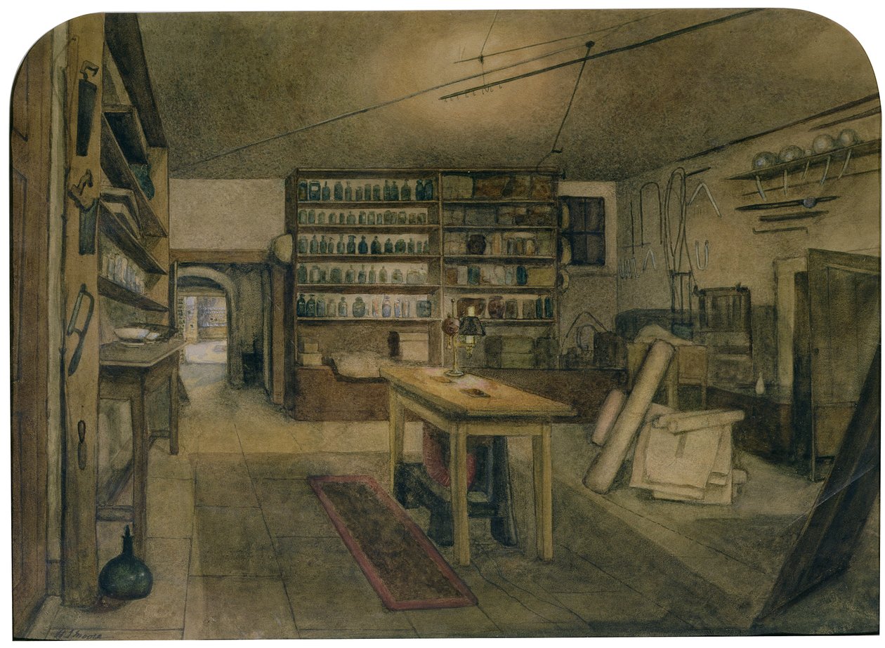 Laboratoire électromagnétique de Faraday, 1852 - Harriet Jane Moore