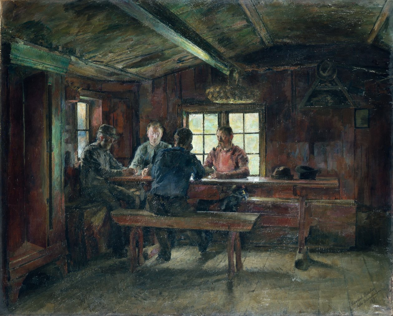 Joueurs de cartes - Harriet Backer