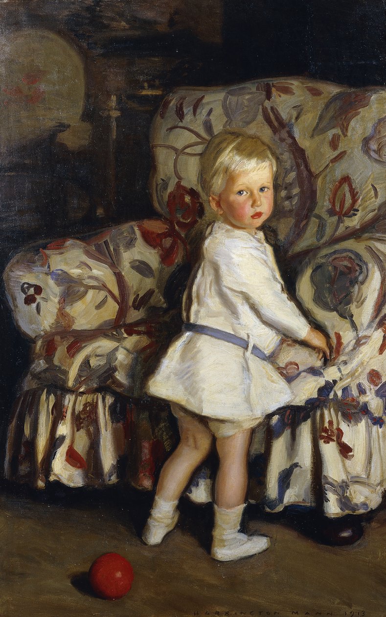 Jeune garçon dans un intérieur - Harrington Mann