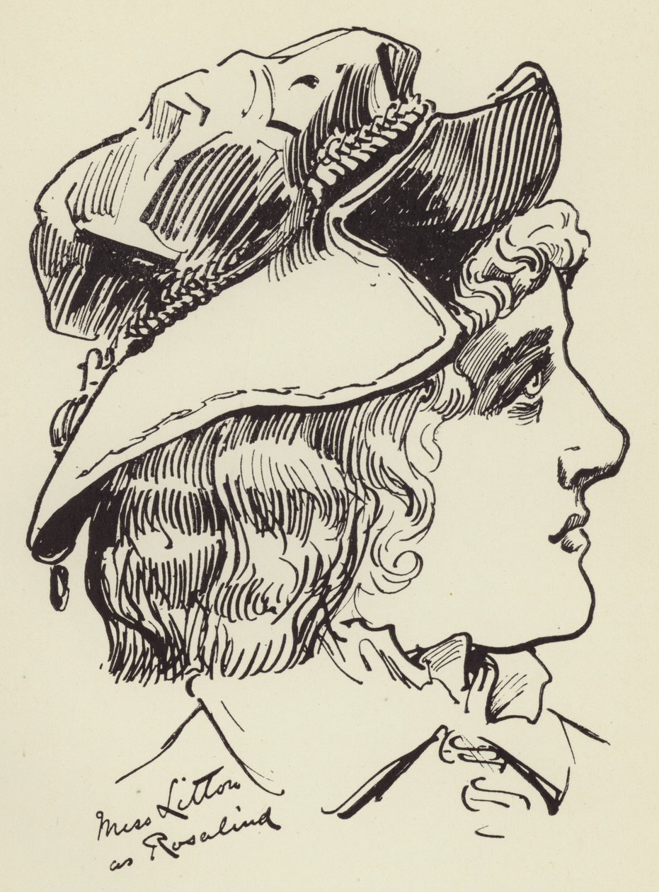 Miss Litton en Rosalind - Harry Furniss