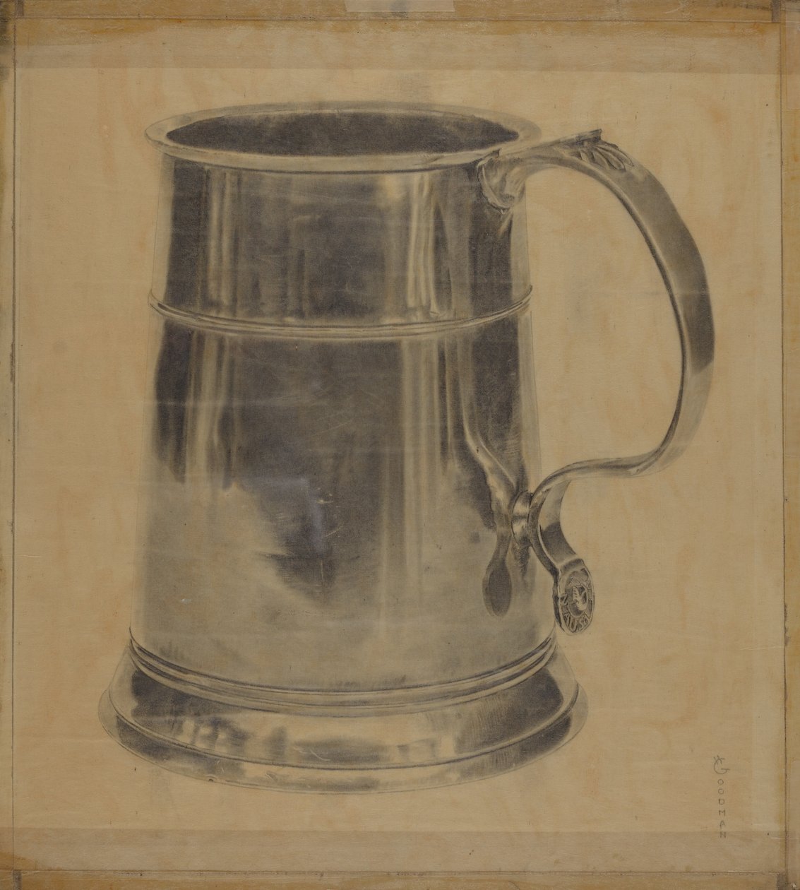 Chope en étain - Harry Goodman