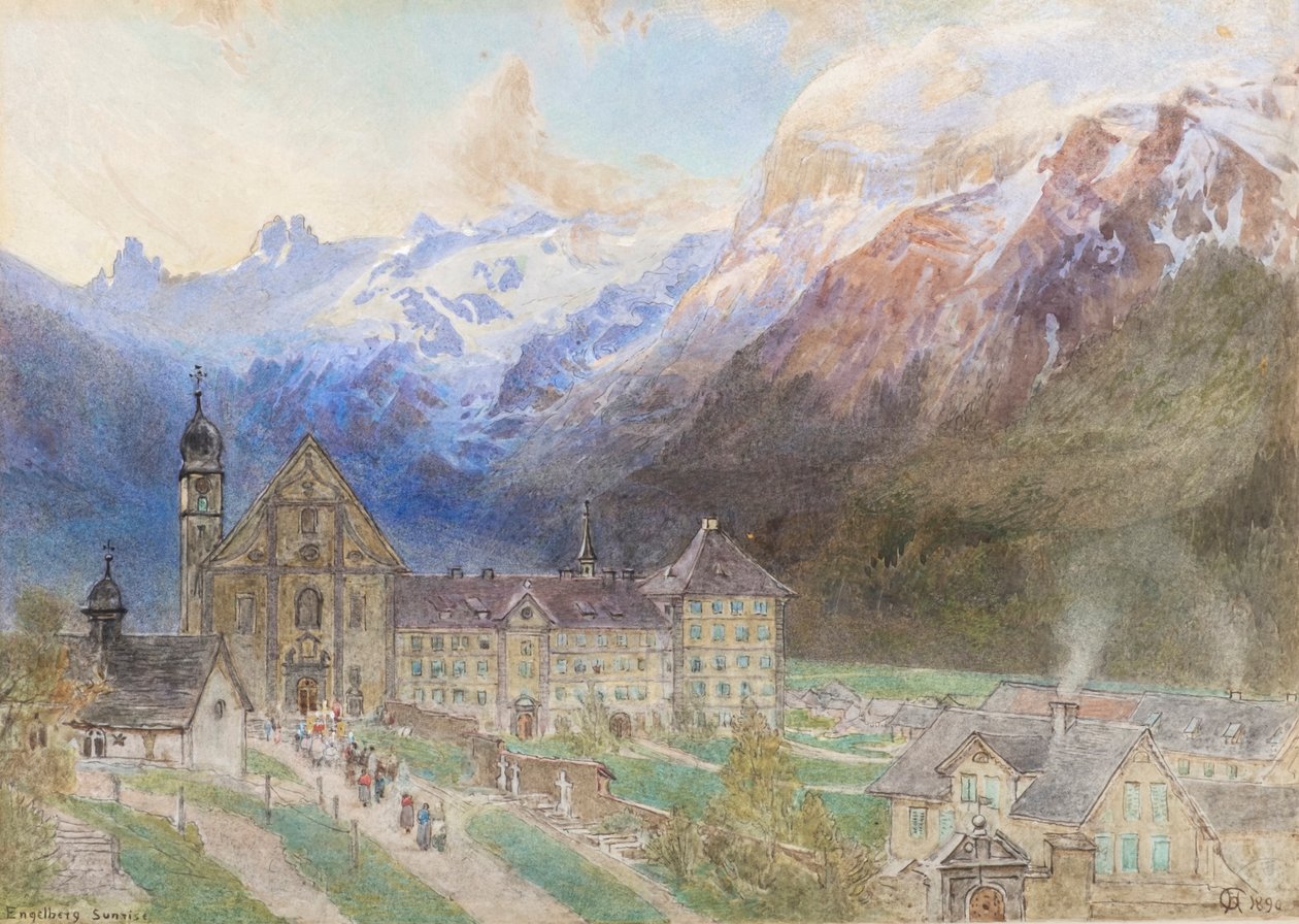 Lever de soleil à Engelburg - Harry Goodwin