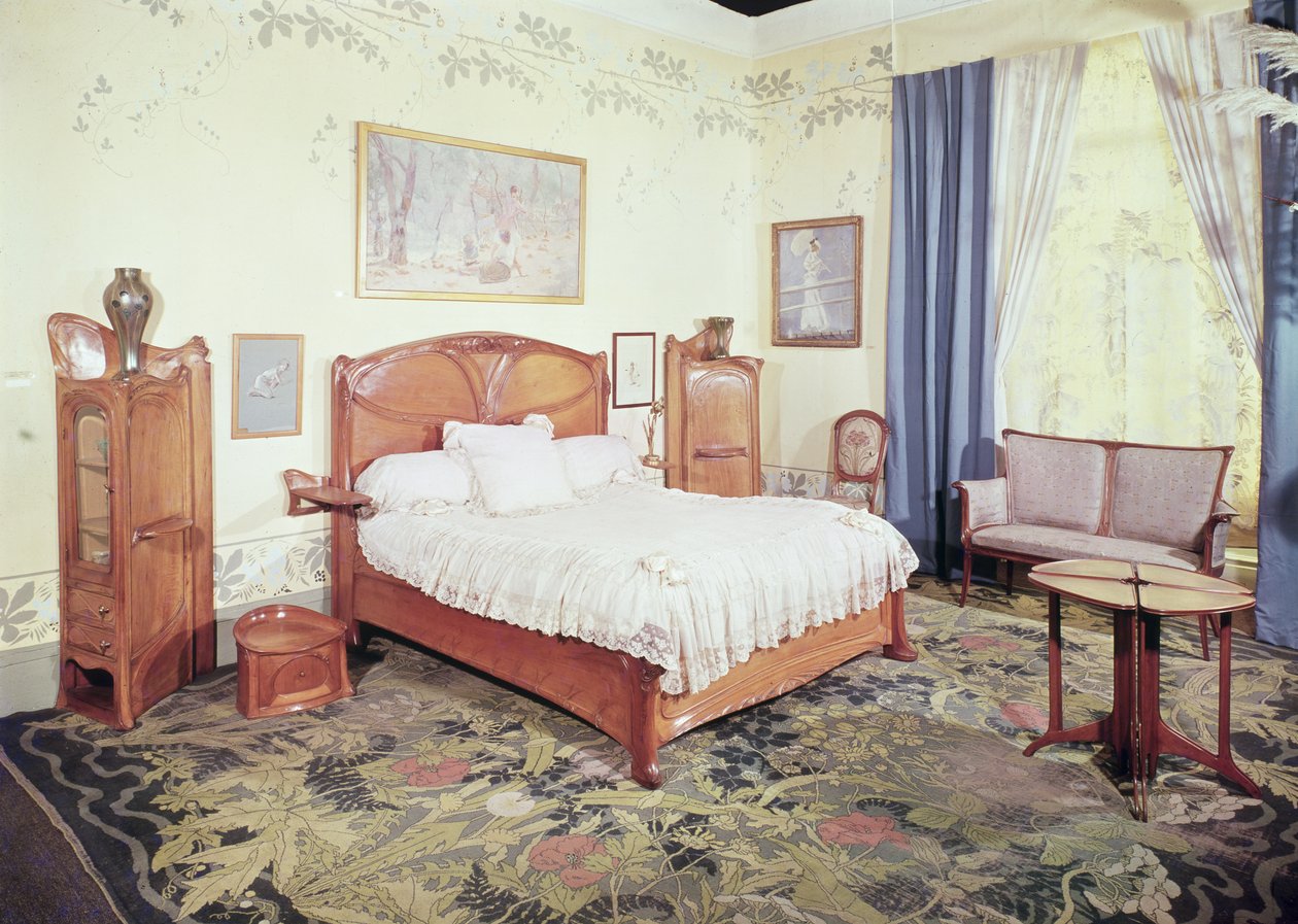 Chambre Art Nouveau, vers 1900 - Hector Guimard