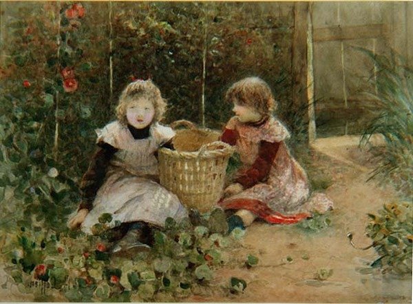 Dans le jardin clos - Hector Caffieri