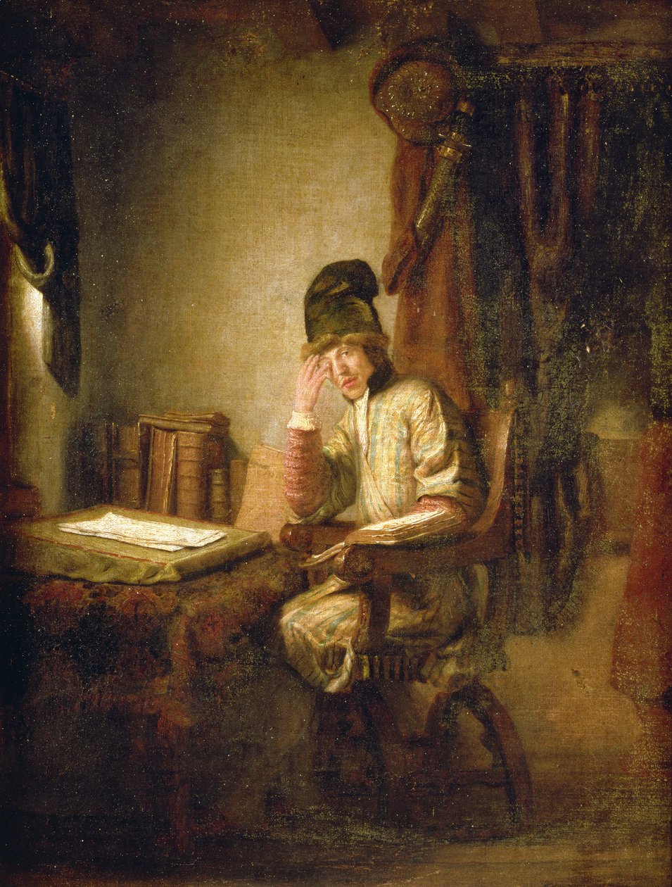 Un jeune philosophe dans son étude - Heiman Dullaert