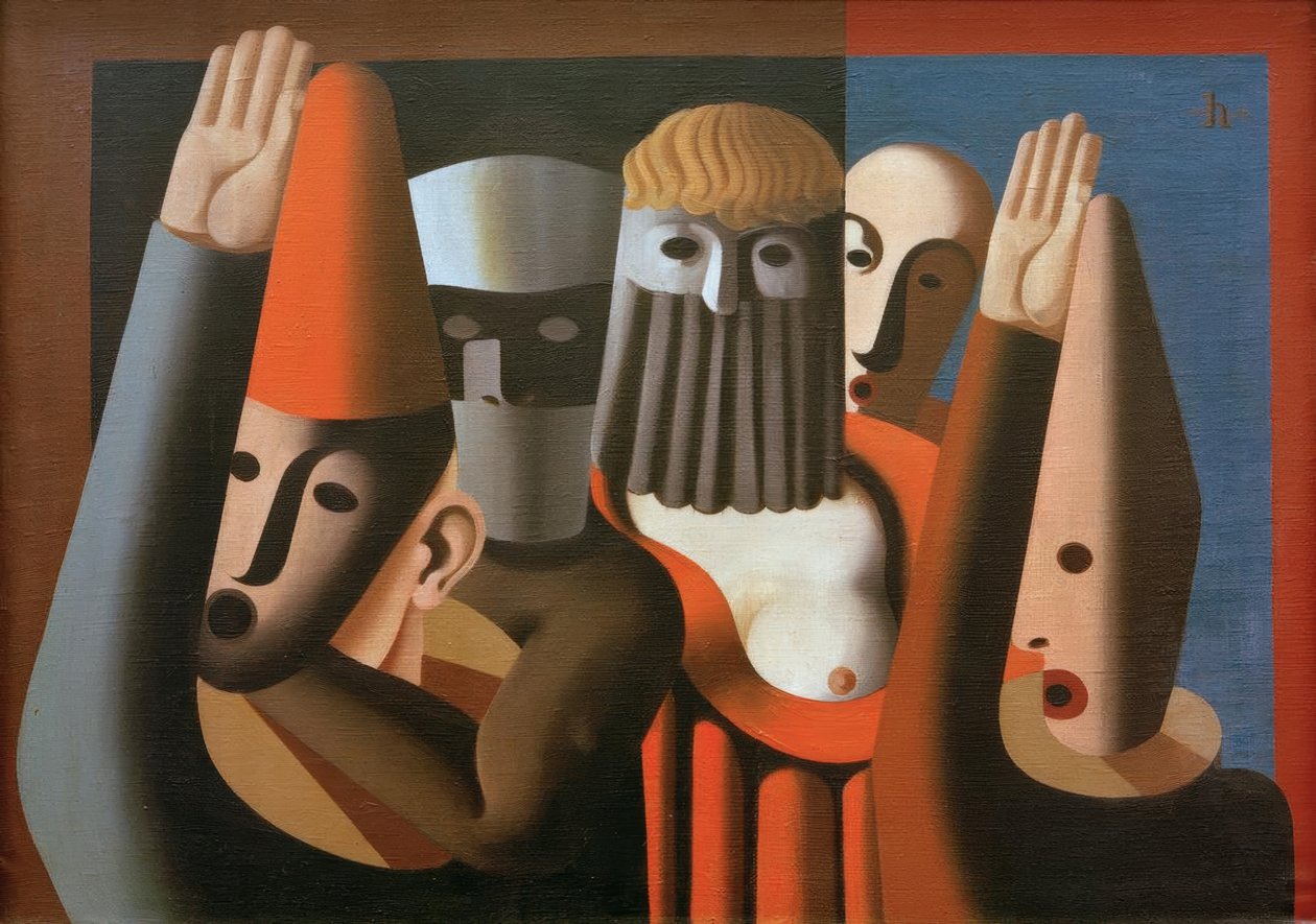 Masques - Heinrich Hoerle