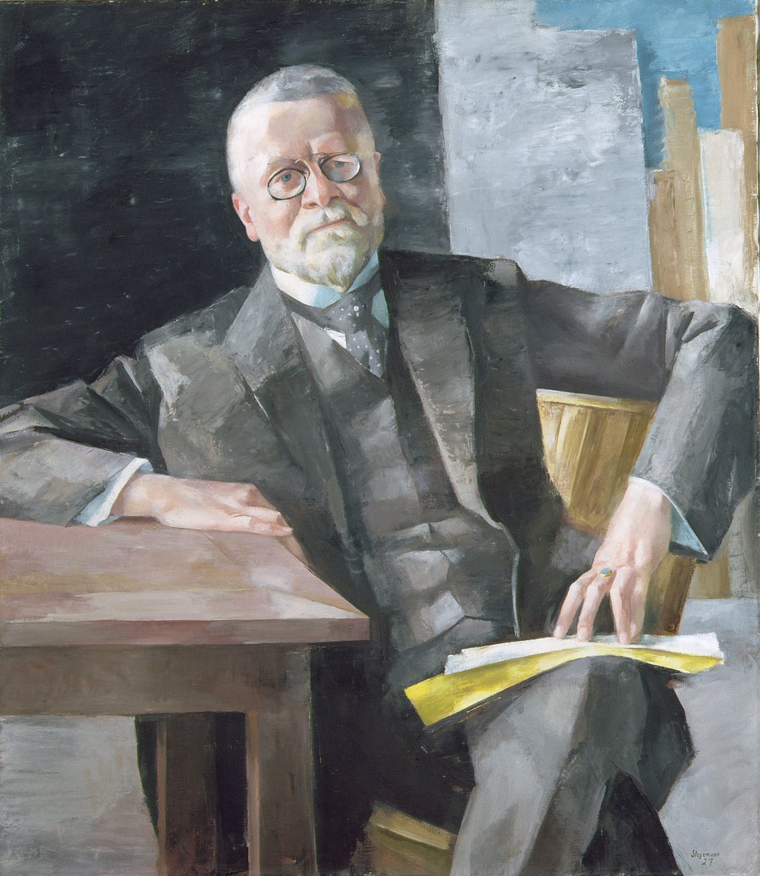 Professeur Dr. Fritz Schumacher (1869-1947), 1927 - Heinrich Stegemann