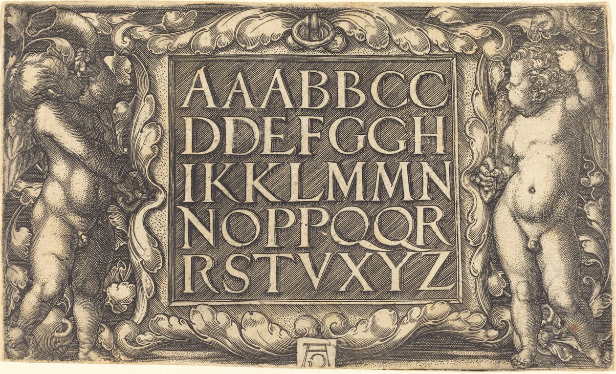 Alphabet - Heinrich Aldegrever