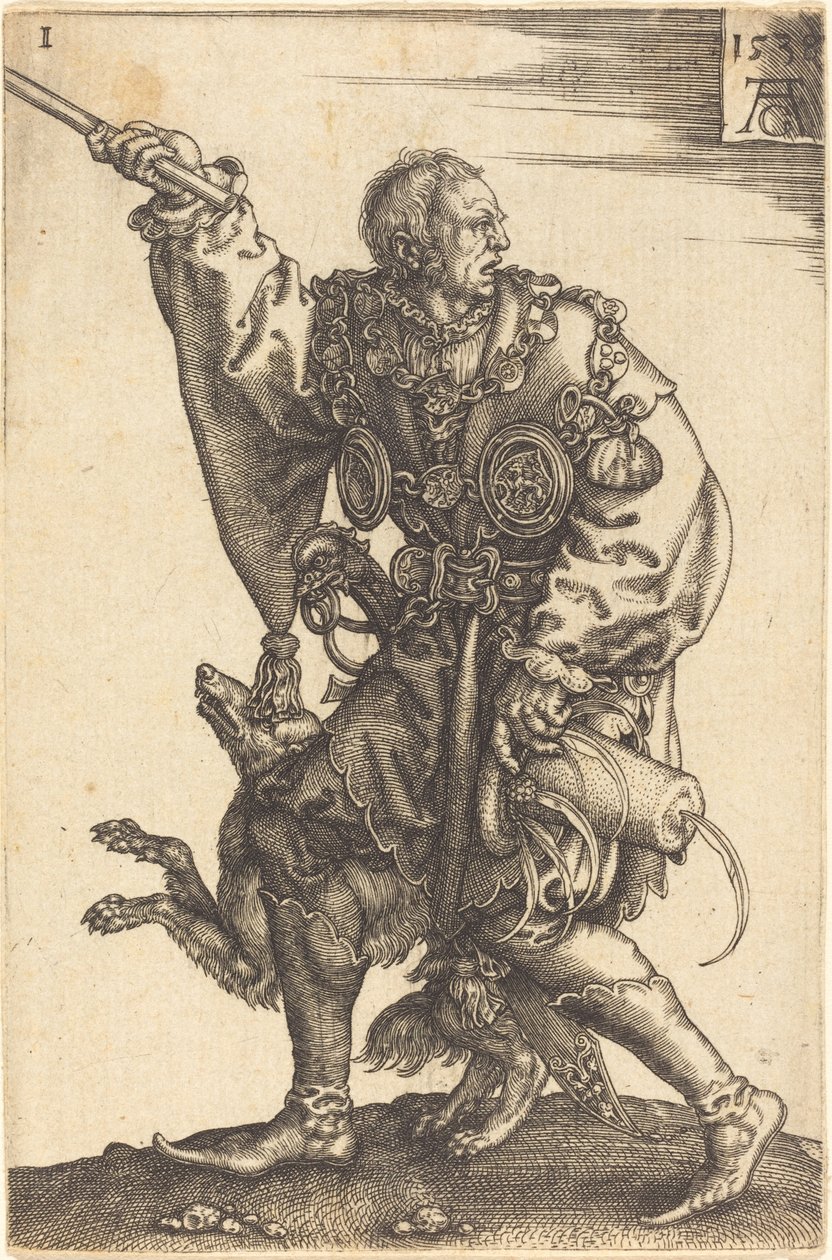 Grands danseurs de mariage, 1538 - Heinrich Aldegrever