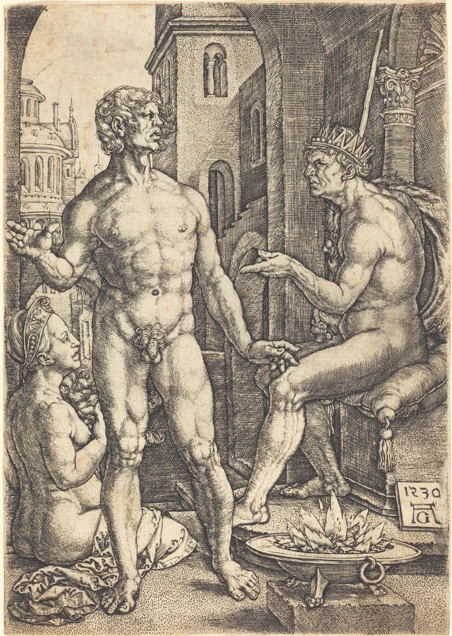 Mucius Scaevola - Heinrich Aldegrever