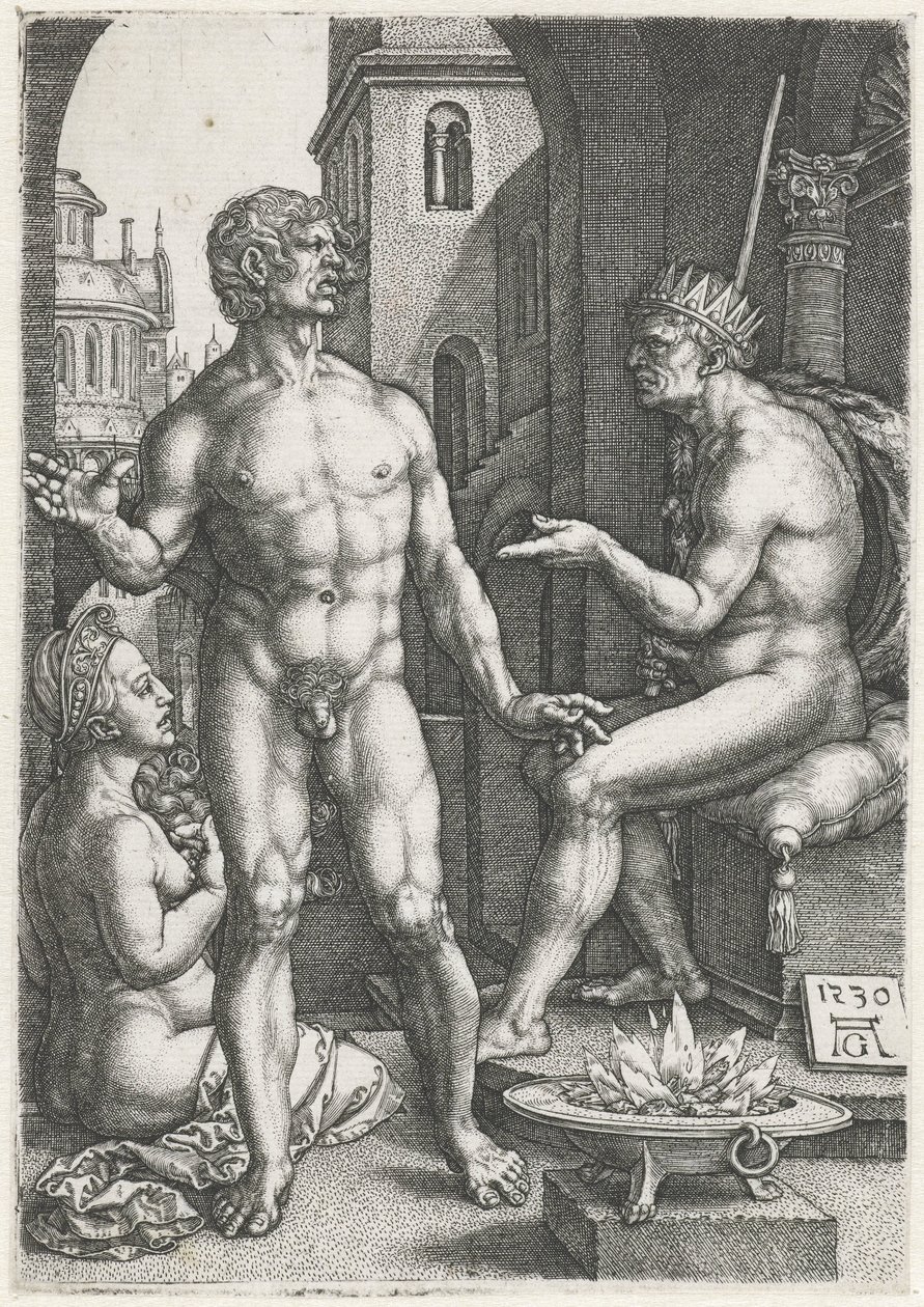 Mucius Scaevola - Heinrich Aldegrever