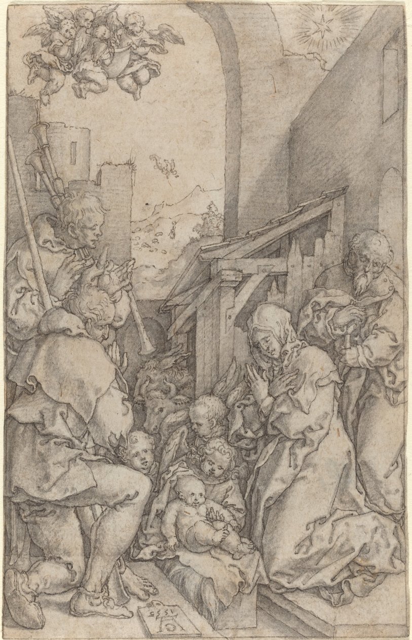 La Nativité - Heinrich Aldegrever