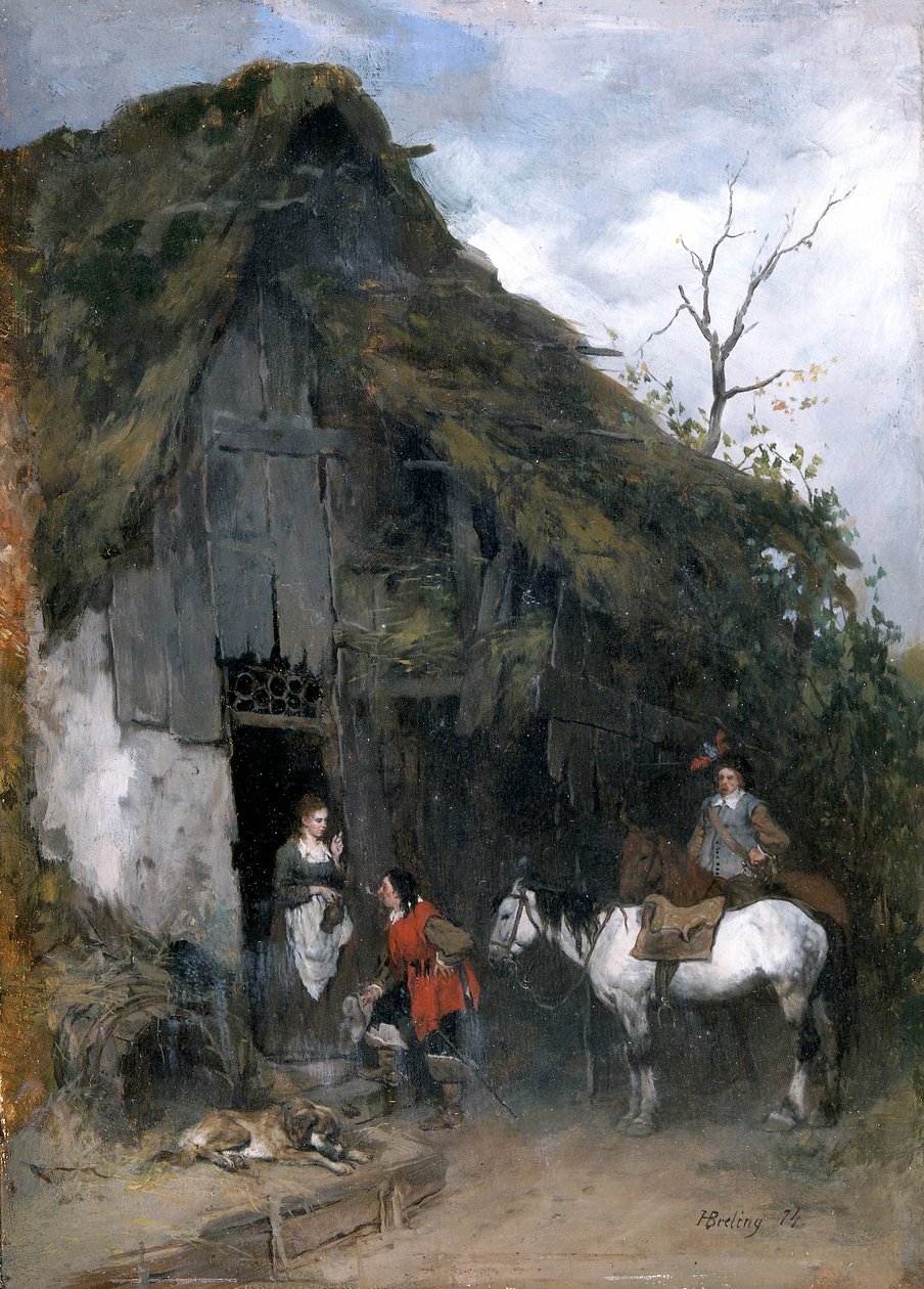 Rafraîchissement en chemin, vers 1850-1900 - Heinrich Breling