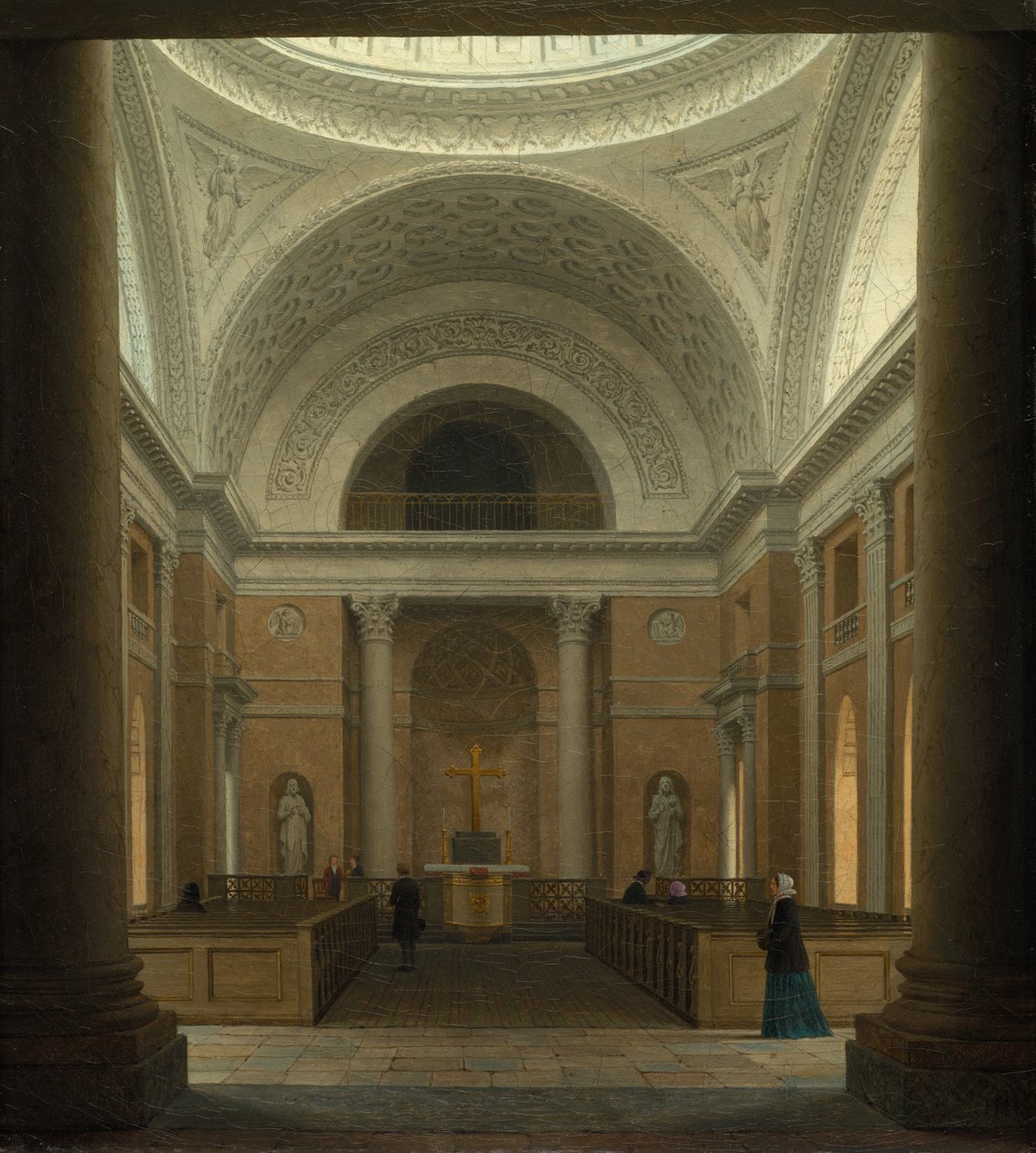 La Slotskirken de Christiansborg, Copenhague - Heinrich Hansen (Danish