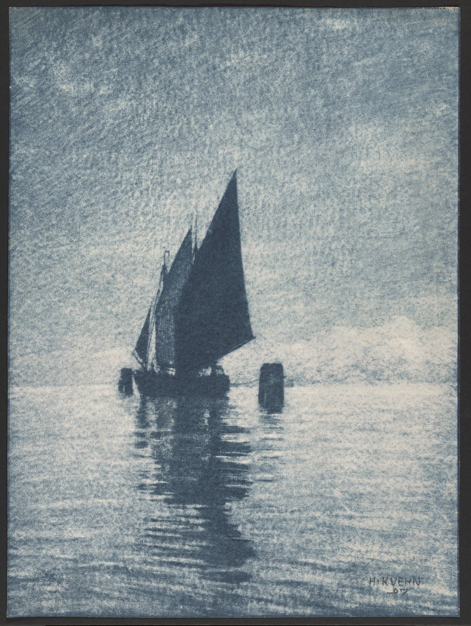 [Voilier amarré] - Heinrich Kuhn