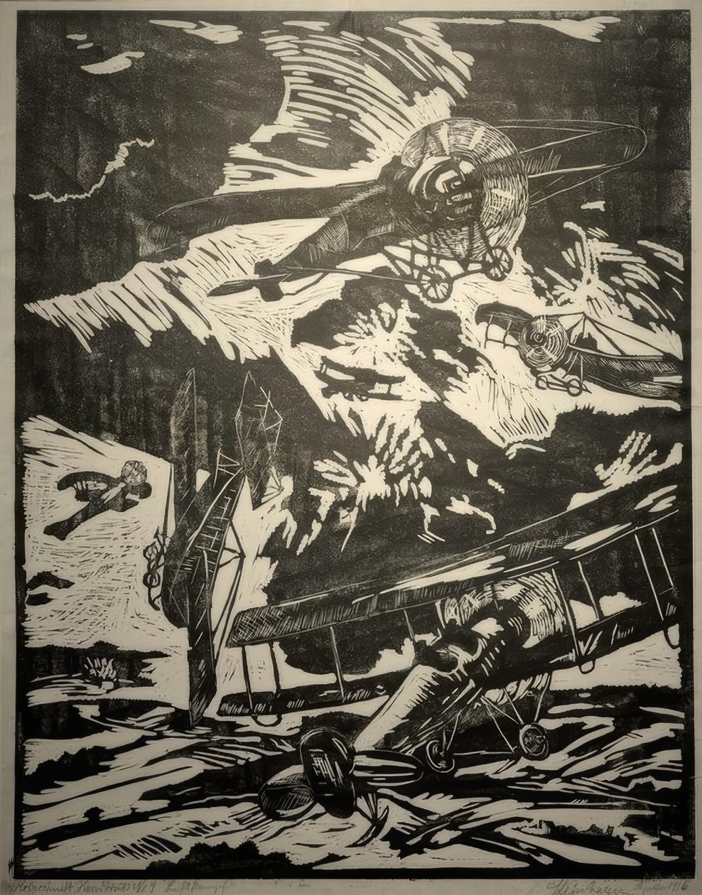 Bataille aérienne - Heinrich Steinhagen