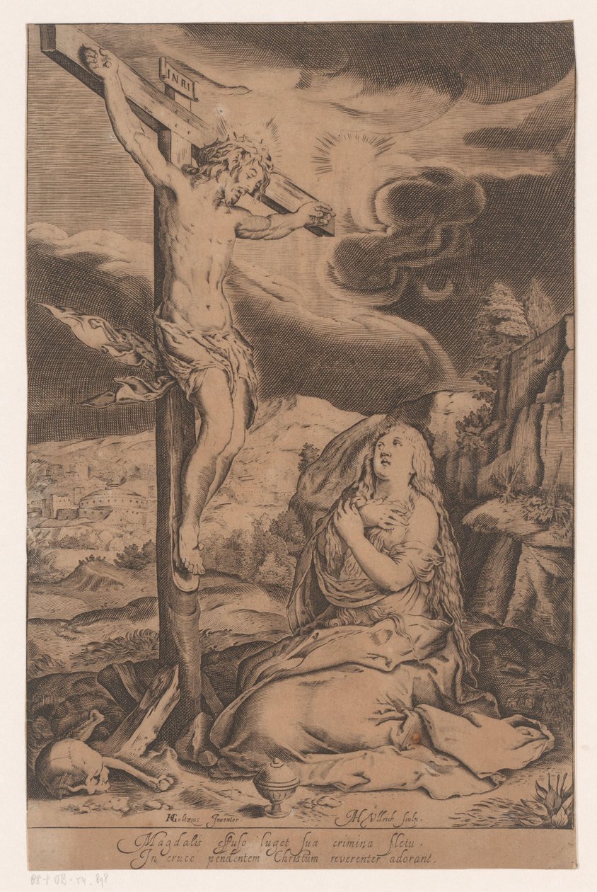 Christ en croix avec Marie Madeleine - Heinrich Ulrich