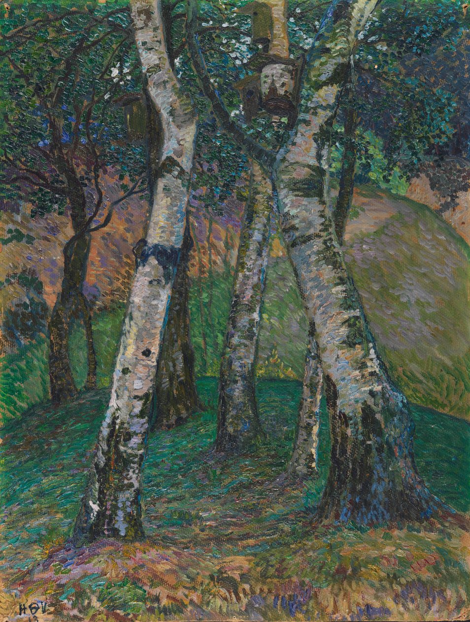 Bouleaux au Barkenhoff - Heinrich Vogeler