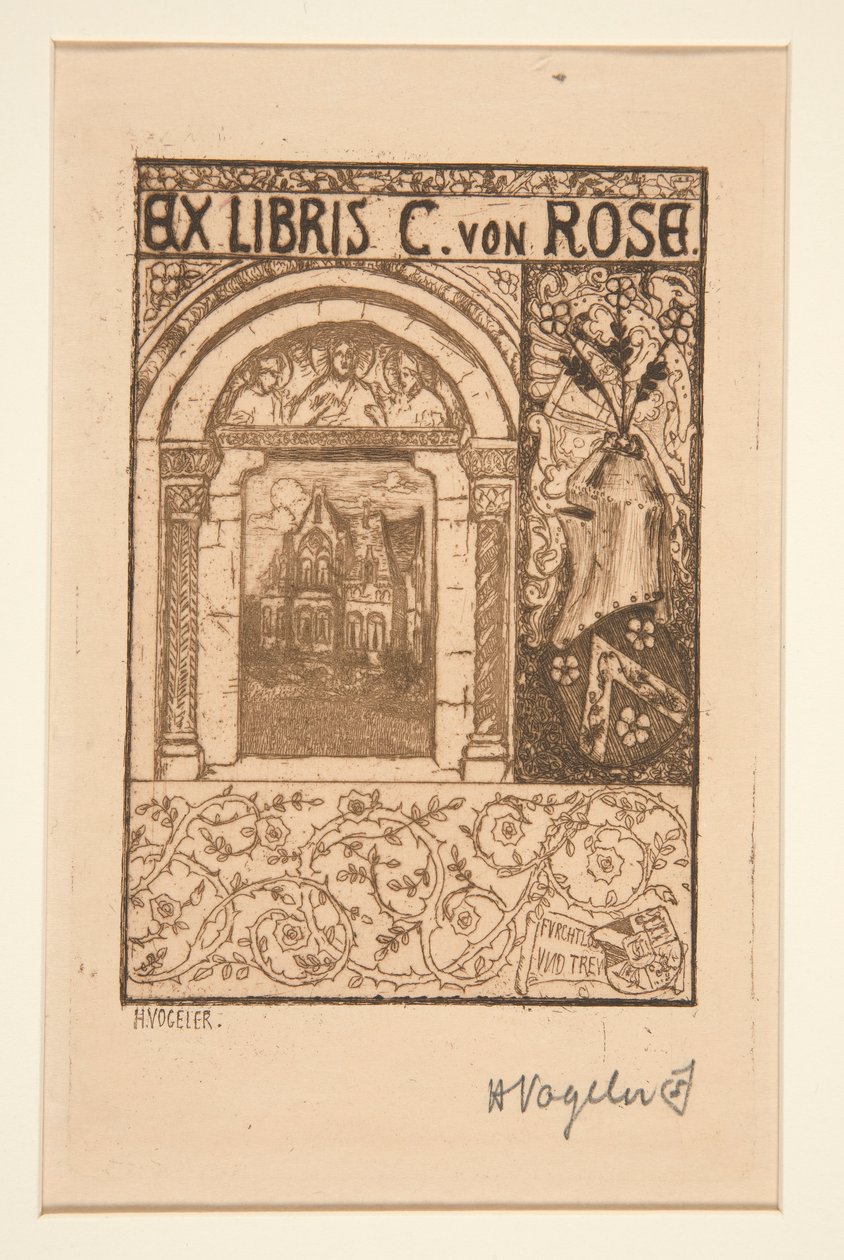 Ex-libris - Heinrich Vogeler
