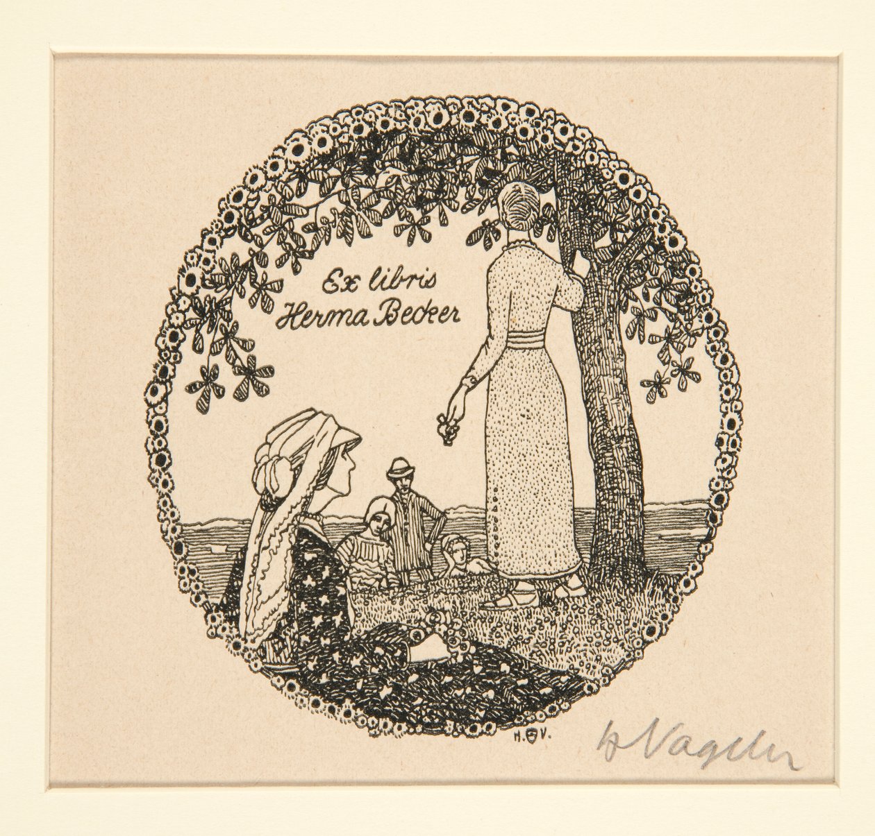 Ex-libris - Heinrich Vogeler