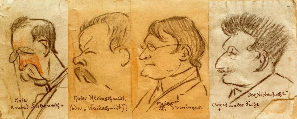 Quatre portraits - Heinrich Zille