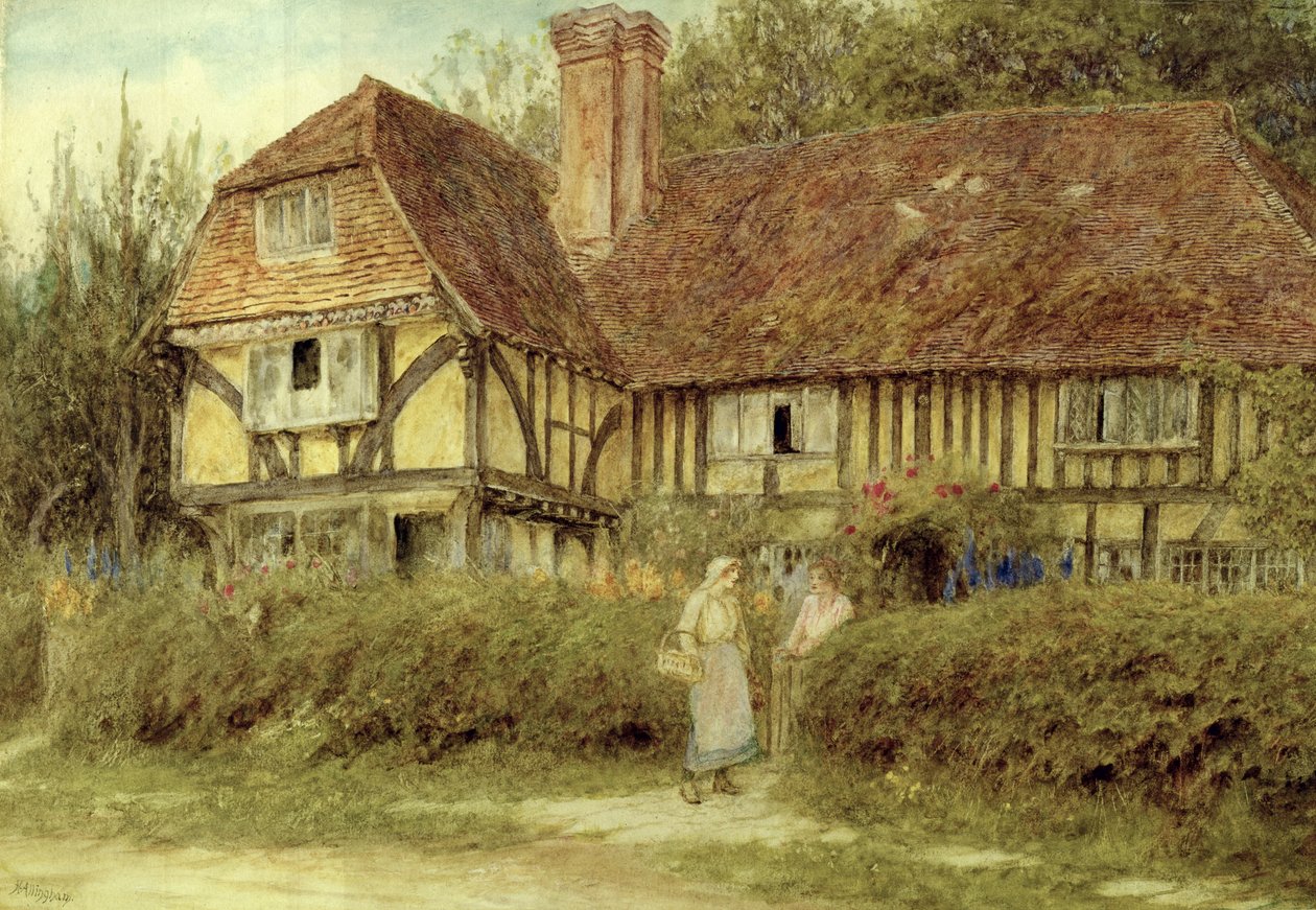 Un cottage du Kent - Helen Allingham