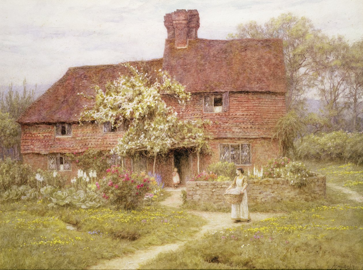 Rose Cottage, Shottermill - Helen Allingham