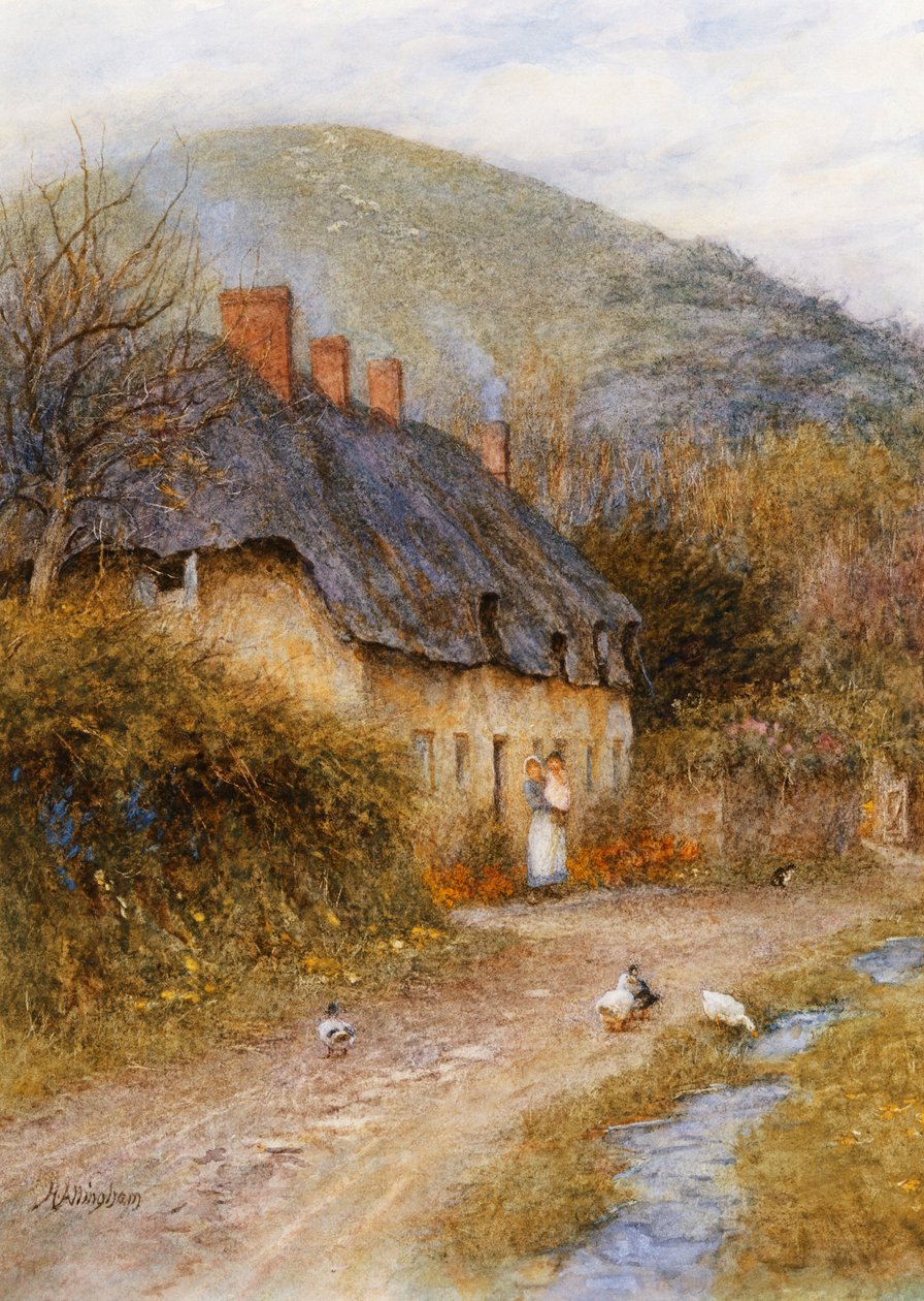 À Symondsbury, près de Bridport, Dorset - Helen Allingham