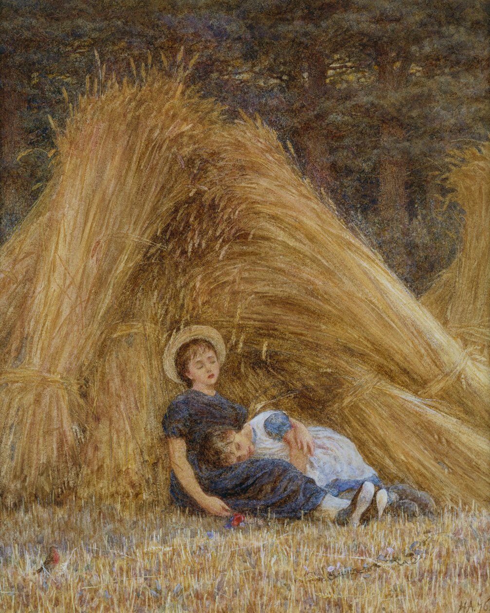 Travail passé - Helen Allingham