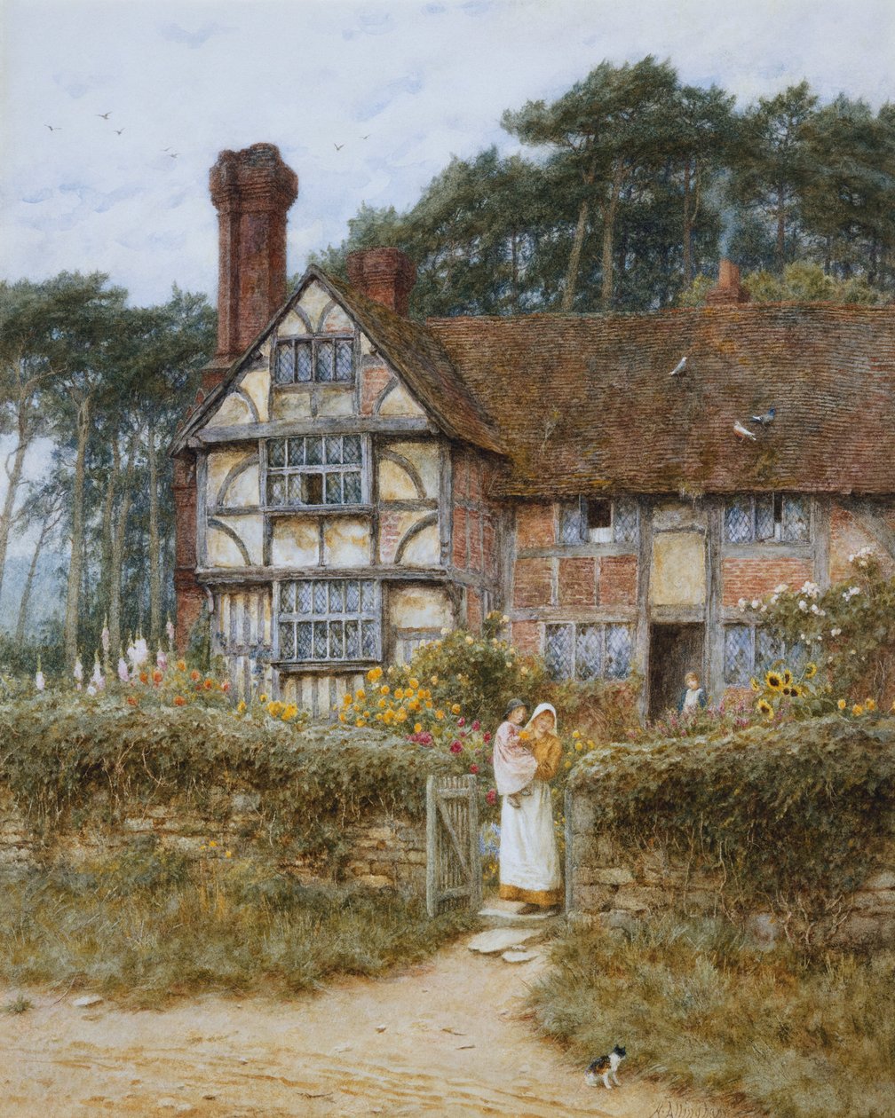 Ferme Unstead, Godalming - Helen Allingham