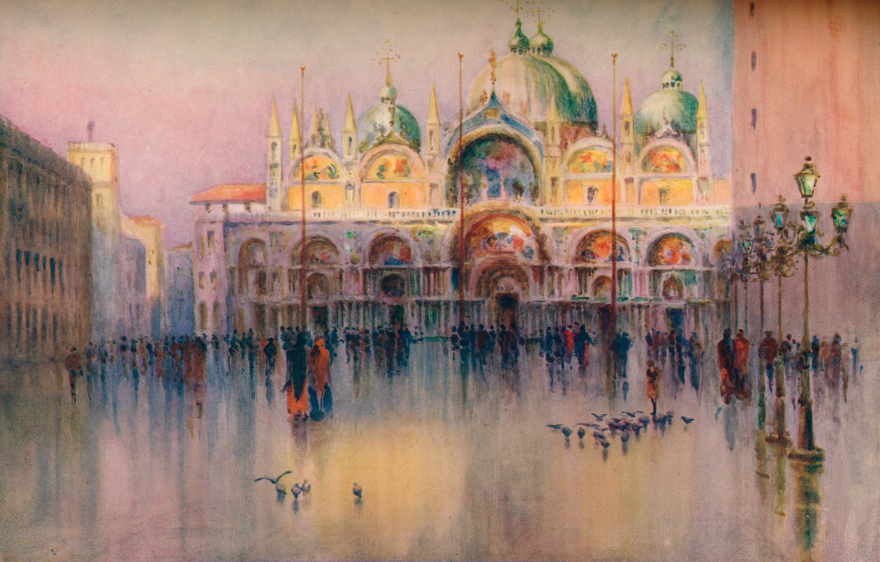 Lueur du soir, Saint-Marc, Venise, 1914 - Helen Donald Smith