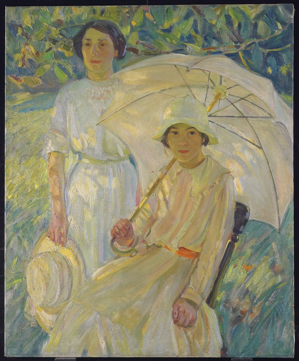 Parasol blanc n°2, vers 1912 - Helen Galloway McNicholl