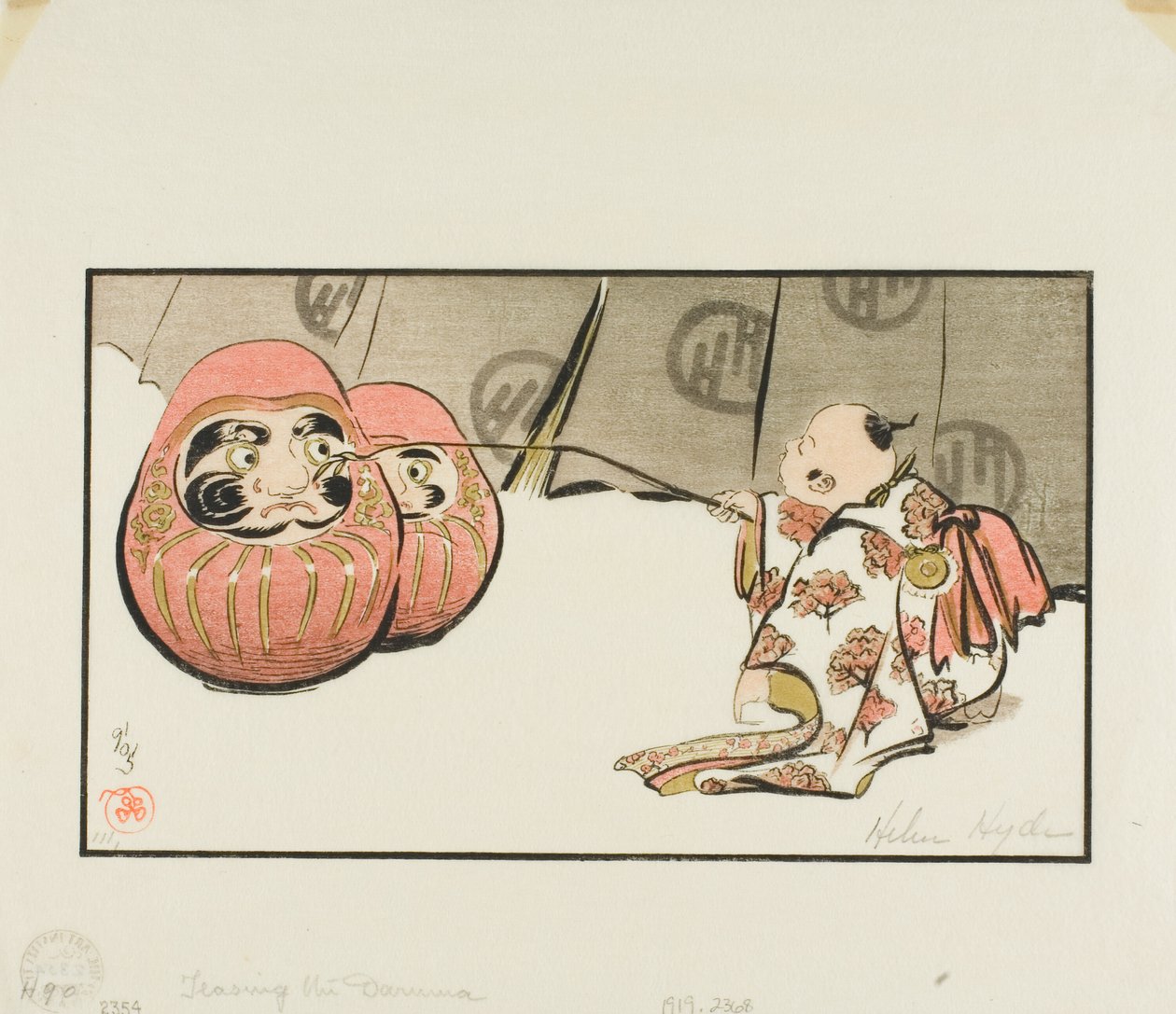 Taquiner le Daruma - Helen Hyde