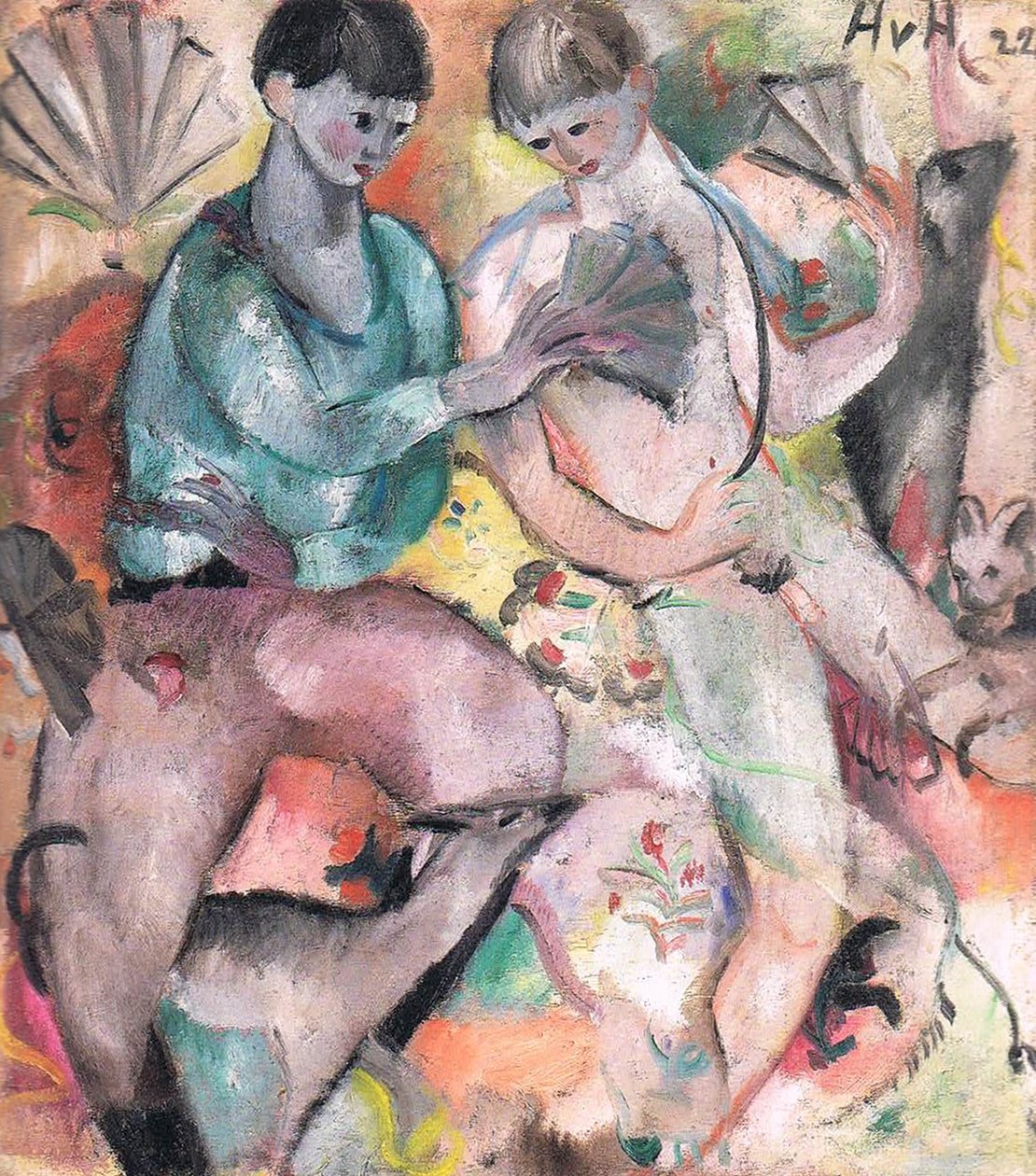 Les Garçons avec les éventails - Helmut Kolle