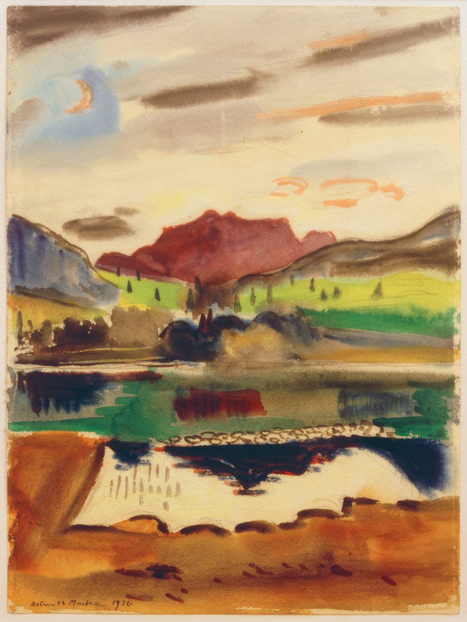 Paysage, 1926 - Helmuth Macke