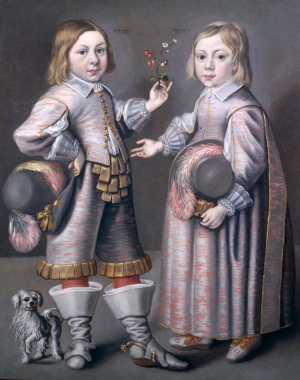 Portrait de deux enfants - Hendrick Munnichoven