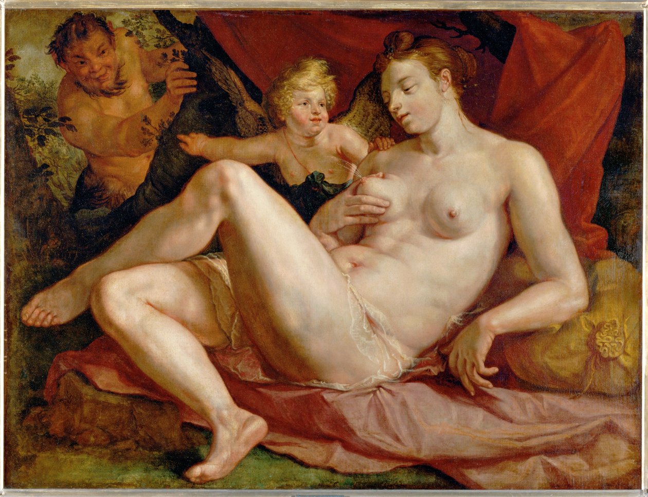 Jupiter et Antiope ... - Hendrick (attr. to) Goltzius